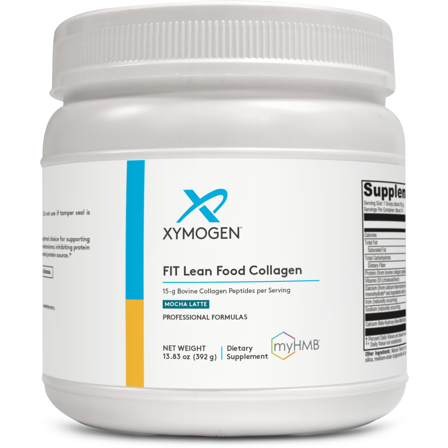 FIT Lean Food Collagen Peptides - Mocha Latte | Xymogen